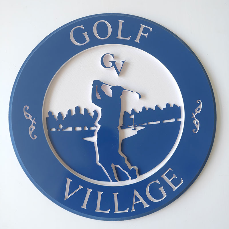Golf Engraved Plaque Sign